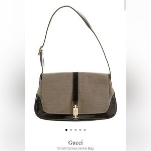 Gucci Jackie Canvas Tote
